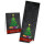 Blockbodenbeutel 8,5 x 5 x 26,5 cm + Weihnachtsbanderolen + goldene Clipse 25 St&uuml;ck Edel - Frohes Fest