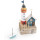 Maritime Deko Figur Haus &amp; Leuchtturm am Meer - 26 cm