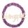 Kunstblumen Ring violett mit Text Schild LIEBLINGSPLATZ aus Holz
