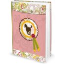 Geschenk Set für Mädchen: Spardose Kleiner Engel + Notizbuch A5 Pferd rosa weiß