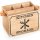 Besteckkasten aus Holz - Besteckbox braun natur für die Küche