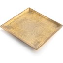 Kleine Dekoschale aus Metall Gold 19 x 19 cm - goldfarbene Schale