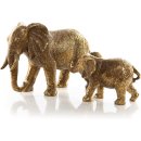 2 Elefanten Figuren - Elefantenfamilie Mama mit Baby...