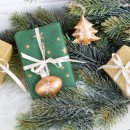 18 Metallanhänger als Weihnachtsbaumschmuck - gold weiß