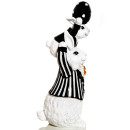 große Ostern Deko Figur Osterhase mit Baby und Osterei 28 cm