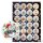 Weihnachtsaufkleber f&uuml;r Kinder Tiere bunt Sticker verzieren &Oslash; 4 cm (VE= 24 Aufkleber / 1 Bogen)