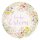 200 Ostersticker Frohe Ostern Aufkleber auf Rolle rund 4 cm bunt floral Etiketten