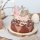 Frohe Ostern Tortendeko Cake Topper Kuchenstecker aus Holz