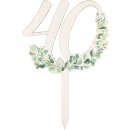 Caketopper 40. Geburtstag Jubiläum für Männer & Frauen