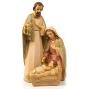 Moderne bunte Krippenfigur Maria Josef Jesus als...